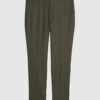 Green Skinny Fit Textured Suit Trousers Green Skinny Fit Textured Suit Trousers