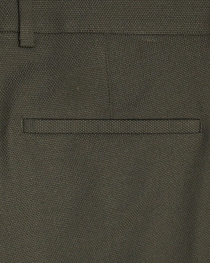 Green Skinny Fit Textured Suit Trousers Green Skinny Fit Textured Suit Trousers
