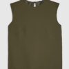 Green Sleeveless Tank Top