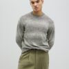 Green Slim Fit Gradient Jumper