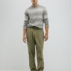 Green Slim Fit Gradient Jumper
