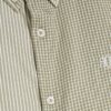 Green Slim Fit Spliced RR Shirt
