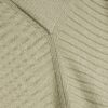 Green V Neck Ribbed Jumper