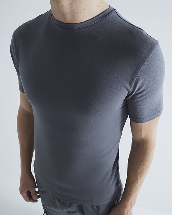 Grey 3 pack Muscle Fit T-Shirt