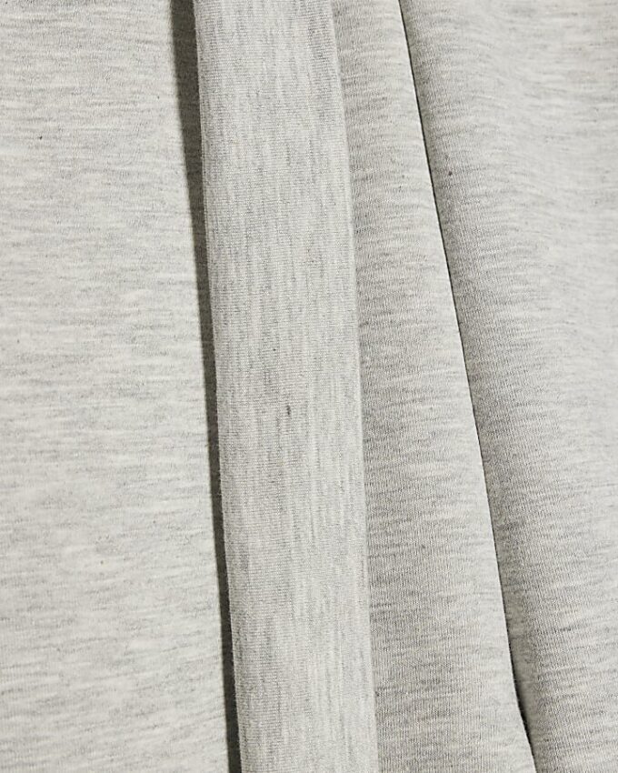 Grey Belted Balloon Leg Trousers