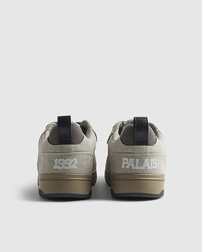 Grey Canvas Skater Trainer