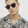 Grey Clubmaster Sunglasses