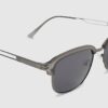 Grey Clubmaster Sunglasses