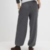 Grey Cosy Balloon Leg Joggers