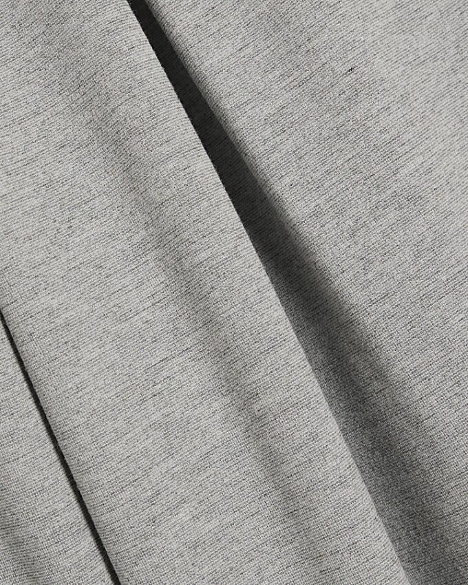 Grey Drawstring Wide Leg Trousers