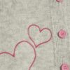 Grey Happy Heart Cardigan