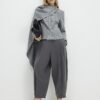 Grey Hareem Leg Trousers