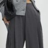Grey Hareem Leg Trousers