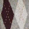 Grey Knitted Argyle Print Cardigan
