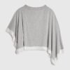 Grey Lace Trim Cape