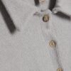 Grey Long Sleeve Cosy Bubble Hem Cardigan