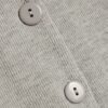 Grey Long Sleeve Cosy Button Through Cardigan
