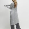 Grey Long Sleeve Cosy Maxi Cardigan
