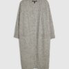 Grey Long Sleeve Cosy Maxi Cardigan
