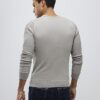 Grey Long Sleeve Muscle Fit Jumper