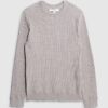 Grey Long Sleeve Muscle Fit Jumper