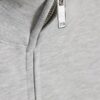 Grey Long Sleeve Zip up Bomber Sweatshirt