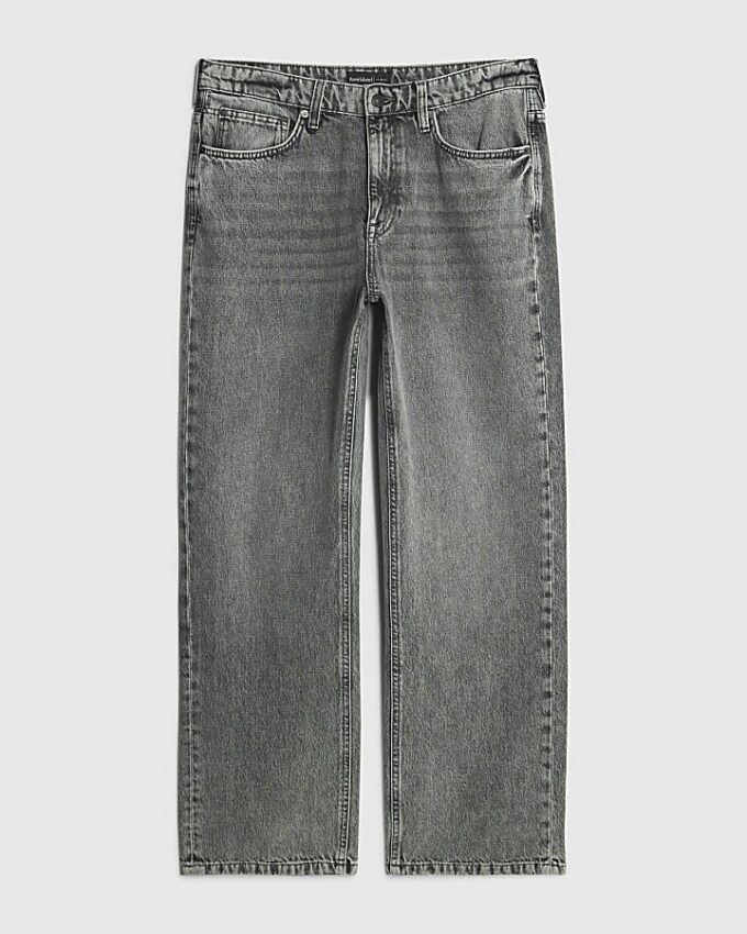 Grey Loose Fit Jeans