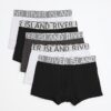 Grey Metallic Mix Pack Of 5 Trunks