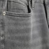 Grey Mid Rise Flared Jeans