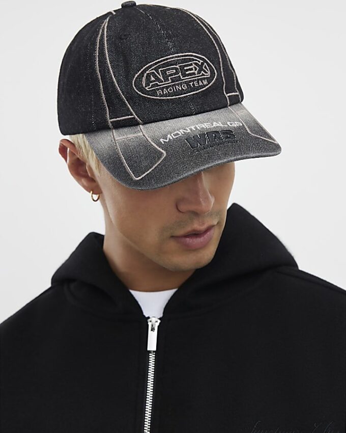 Grey Motocross Cap