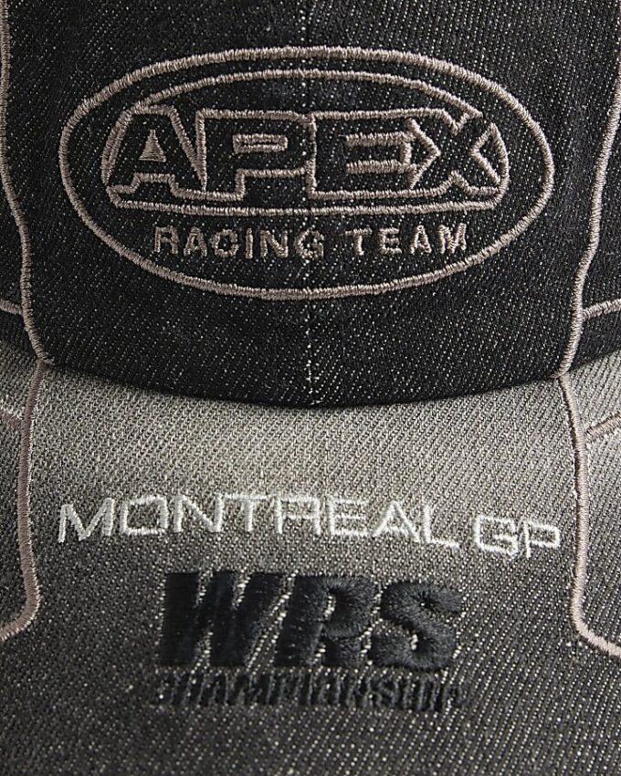 Grey Motocross Cap