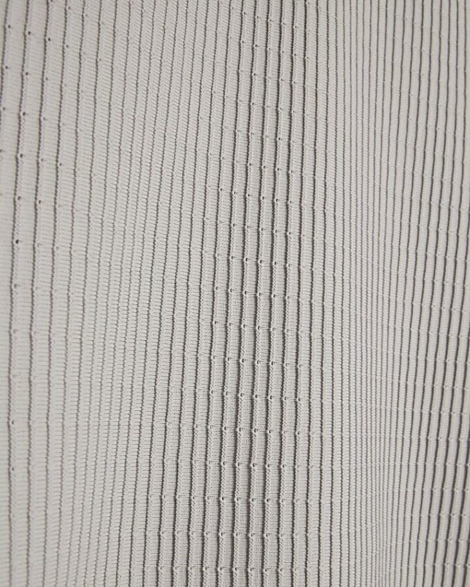 Grey Muscle Fit Knitted Funnel Jumper
