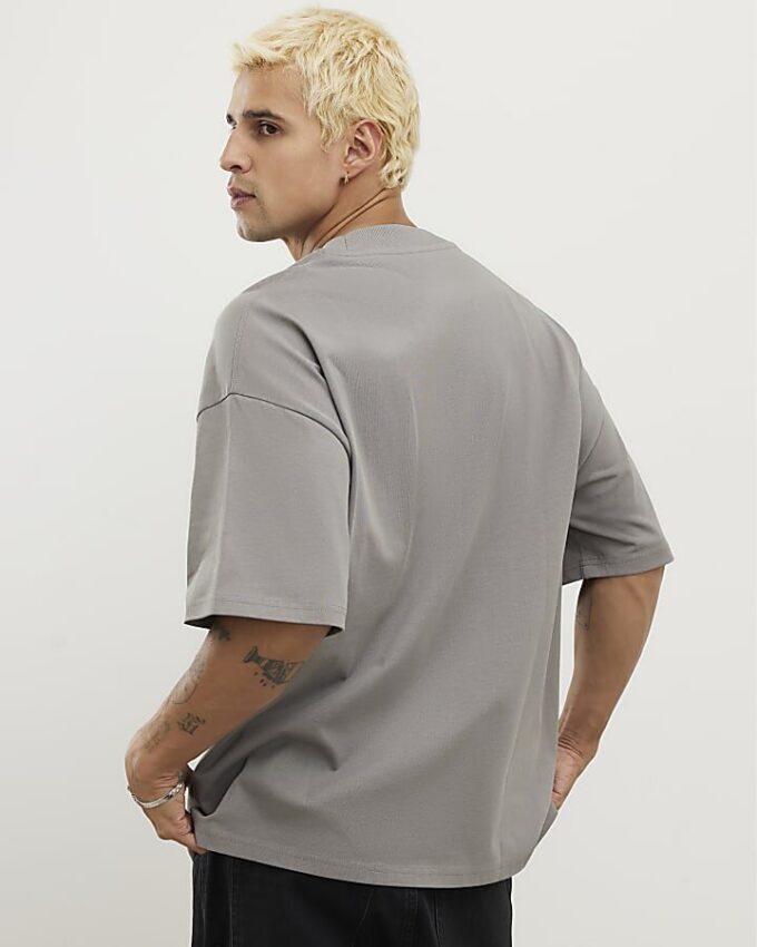 Grey Oversized Fit T-Shirt