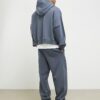Grey Oversized Luminis Zip Through Hoodie