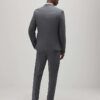 Grey Plain Skinny Suit Trouser