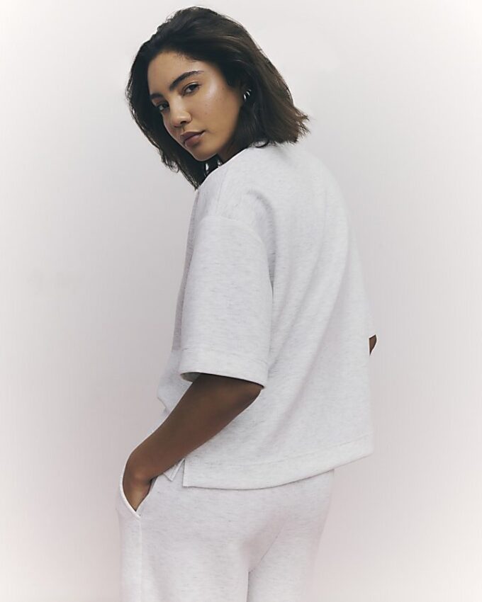 Grey Premium Boxy T-shirt