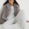 Grey Premium Wide Leg Joggers
