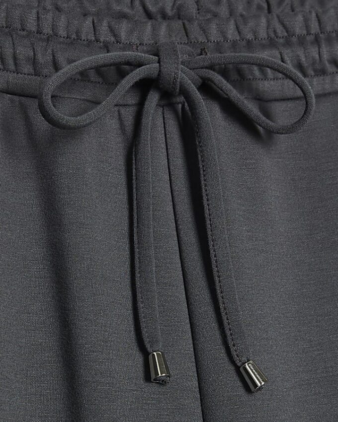 Grey Premium Wide Leg Joggers