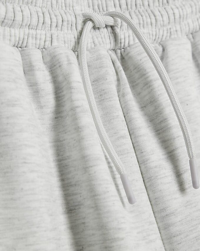 Grey Premium Wide Leg Joggers