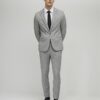 Grey Puppy Tooth Check Skinny Suit Trousers