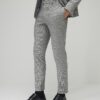 Grey Puppy Tooth Check Skinny Suit Trousers