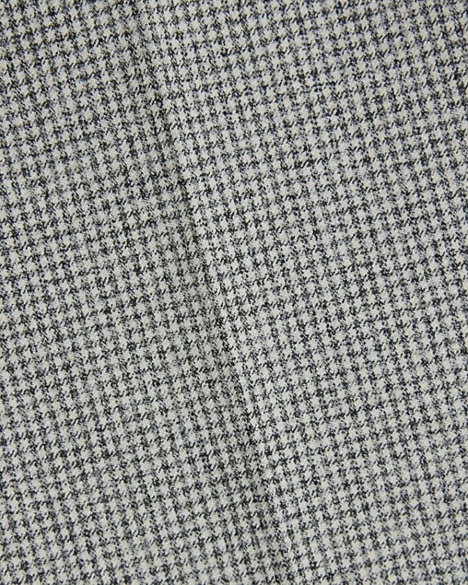 Grey Puppy Tooth Check Skinny Suit Trousers