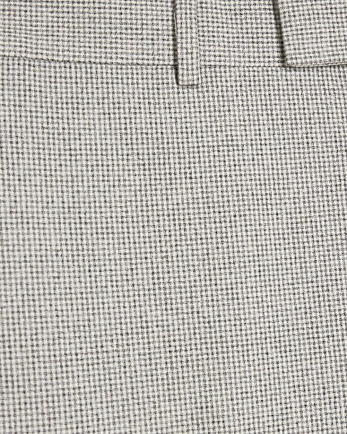 Grey Puppy Tooth Check Skinny Suit Trousers