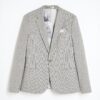Grey Puppy Tooth Skinny Suit Jacket Grey Puppy Tooth Skinny Suit Jacket