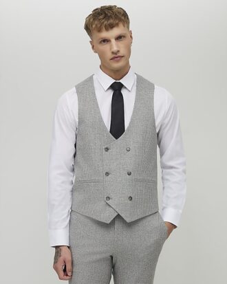 Grey Pupstooth Waistcoat