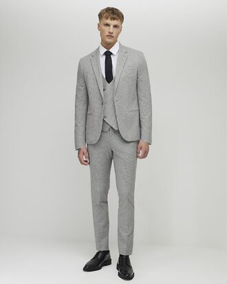 Grey Pupstooth Waistcoat