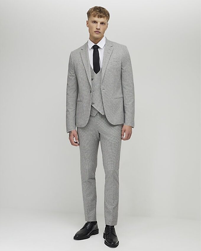 Grey Pupstooth Waistcoat