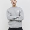 Grey Regular Fit AR Knitted Sweatshirt