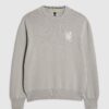 Grey Regular Fit AR Knitted Sweatshirt