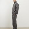 Grey Regular Fit Corduroy Funnel Sweatshirt
